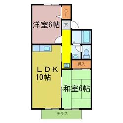 セジュールLakesideの物件間取画像